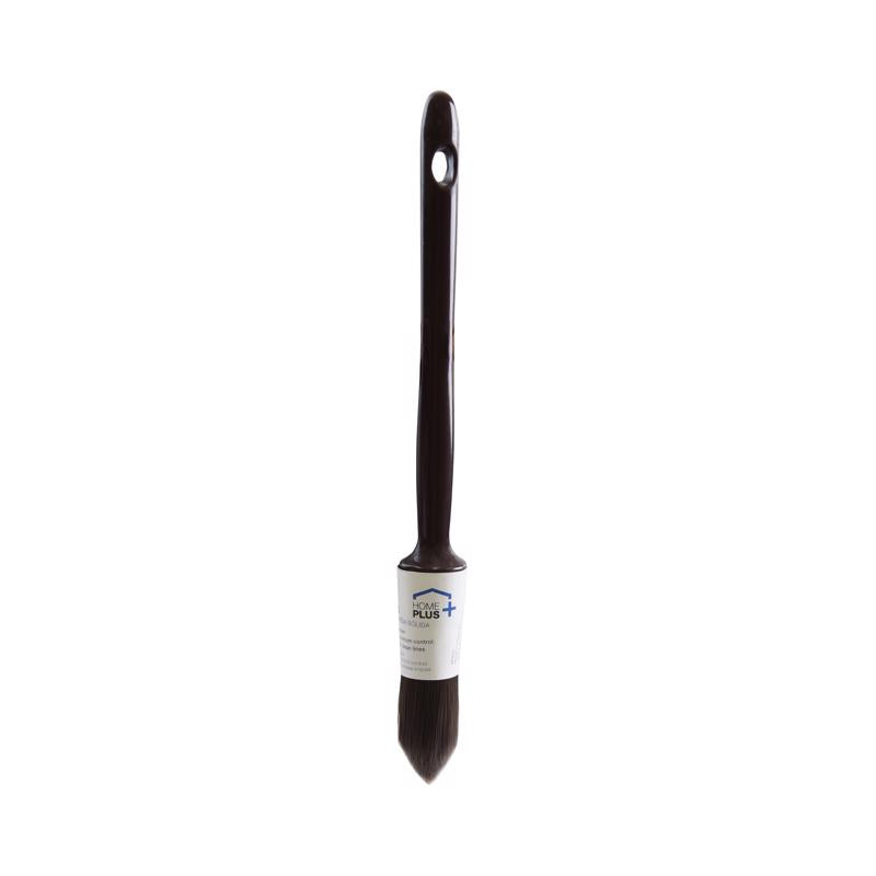 Home Plus 25 mm Round Trim Paint Brush (Pack of 12)