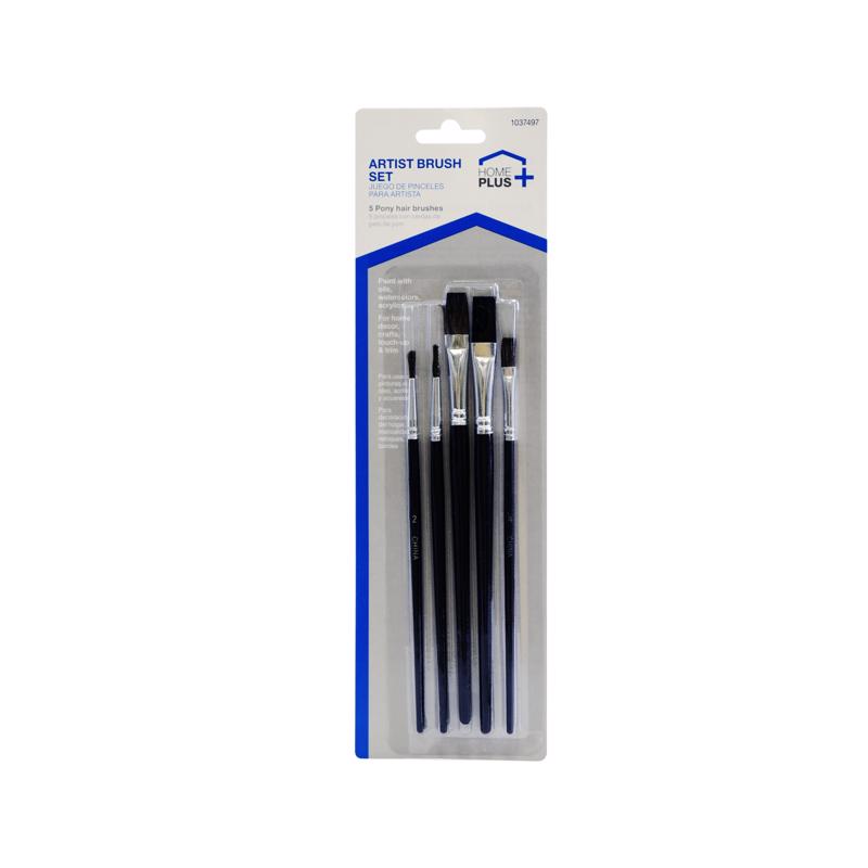 Home Plus Assorted Artist Paint Brush Set (Pack of 12)