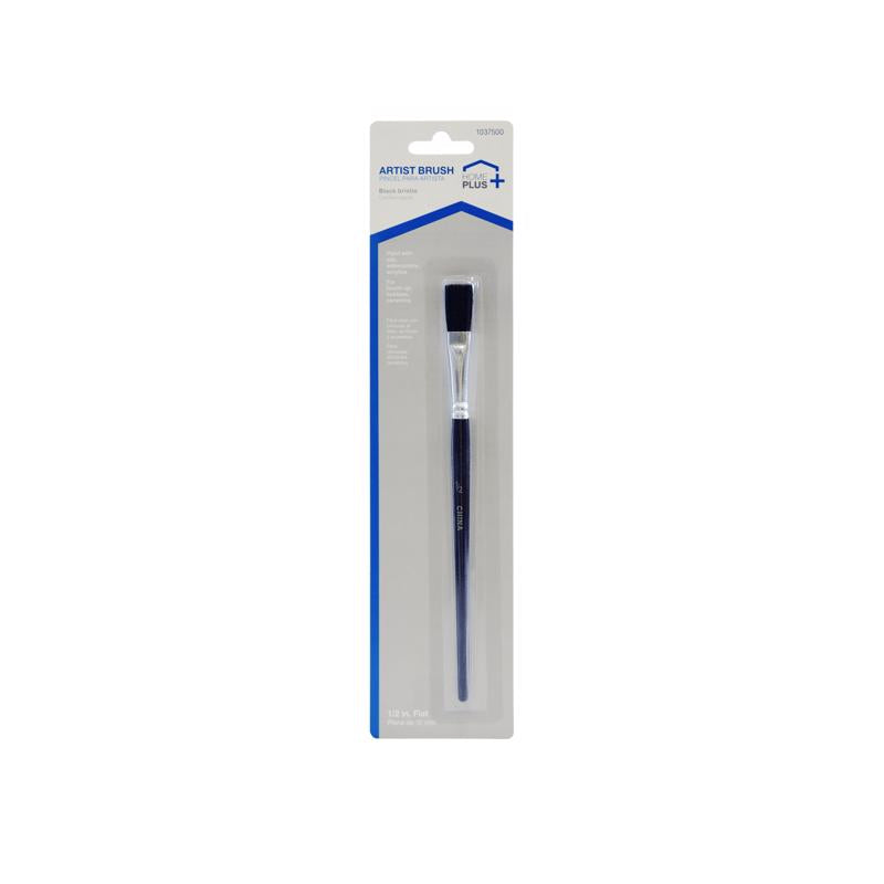 Home Plus 1/2 in. Flat Touch-Up Paint Brush (Pack of 12)