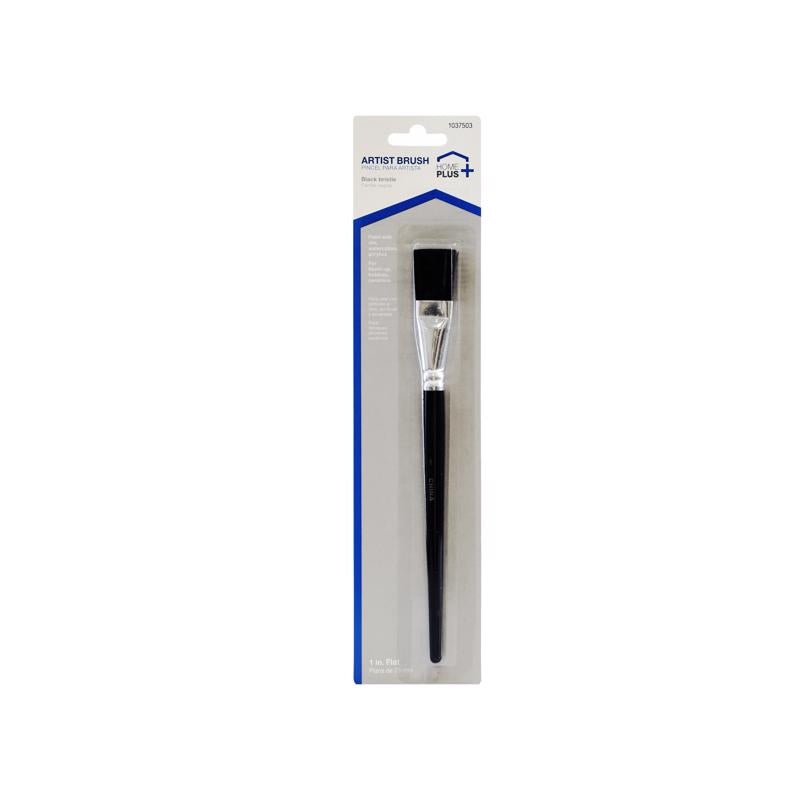 Home Plus 1 in. Flat Touch-Up Paint Brush (Pack of 12)