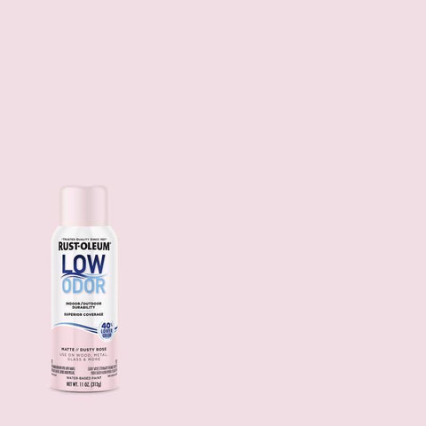 Rust-Oleum Low Odor Matte Dusty Rose Spray Paint 11 oz