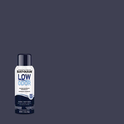 Rust-Oleum Low Odor Gloss Navy Blue Spray Paint 11 oz