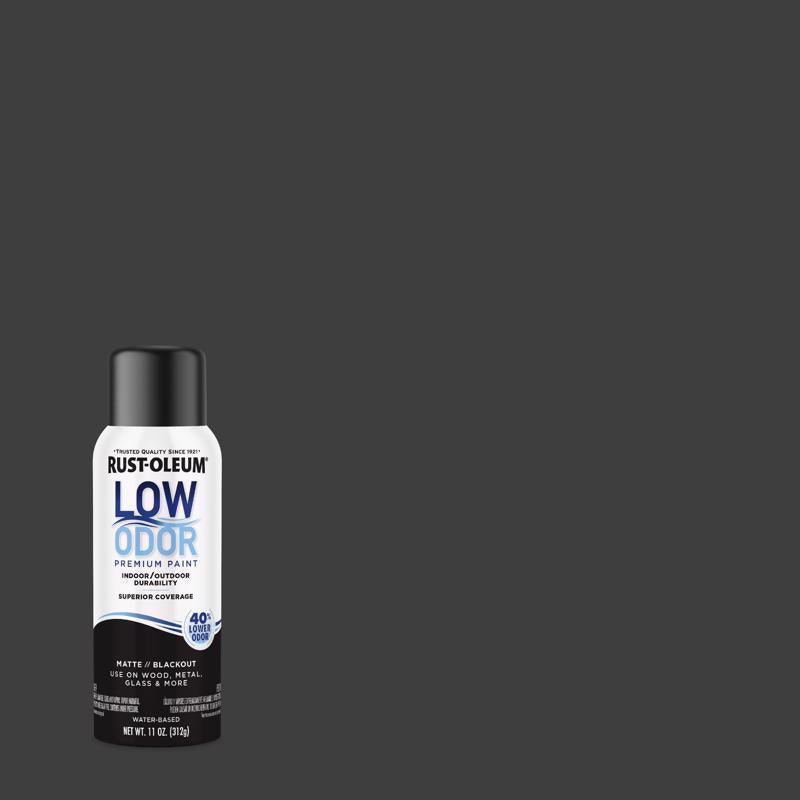 Rust-Oleum Low Odor Matte Blackout Spray Paint 11 oz