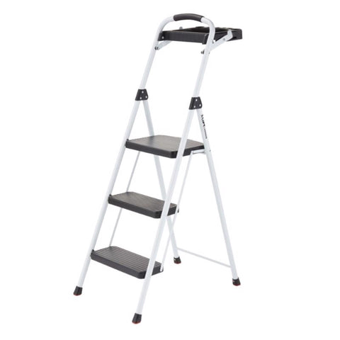 Lift Ladders 4.28 ft. H Steel Step Ladder Type II 225 lb. cap.