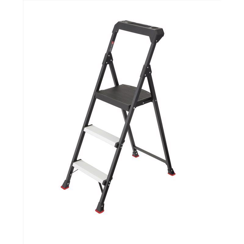 Lift Ladders 3.94 ft. H Steel Step Ladder Type IA 300 lb. cap.