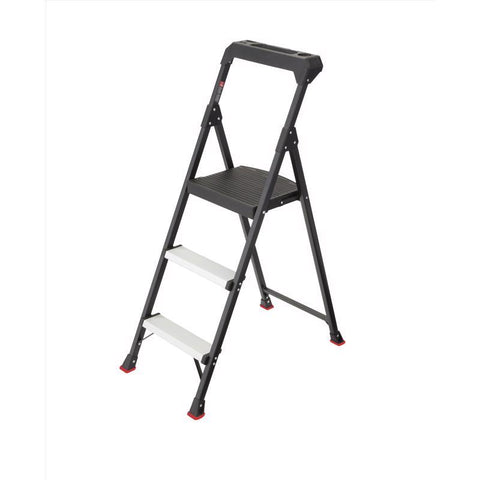 Lift Ladders 3.94 ft. H Steel Step Ladder Type IA 300 lb. cap.