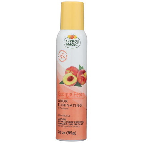 Citrus Magic Georgia Peach Scent Air Freshener Spray 3 oz Liquid 1 pk (Pack of 6)
