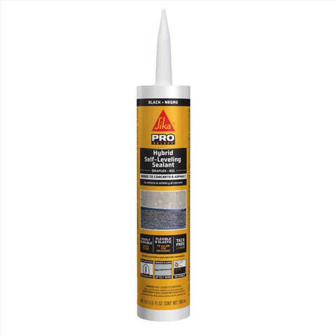 Sika Black Polyurethane Self-Leveling Sealant 9 oz (Pack of 12)