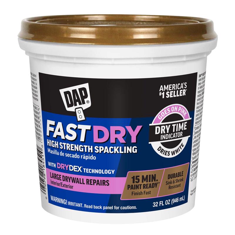 DAP Ready to Use Off-White Spackling Compound 32 oz (Pack of 8)