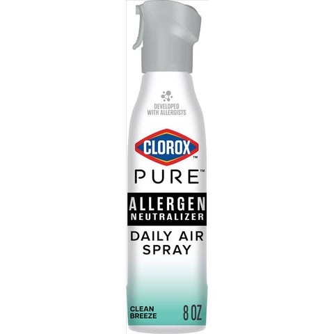 Clorox Pure Clean Breeze Scent Air Freshener Spray 8 oz Aerosol 1 pk (Pack of 6)