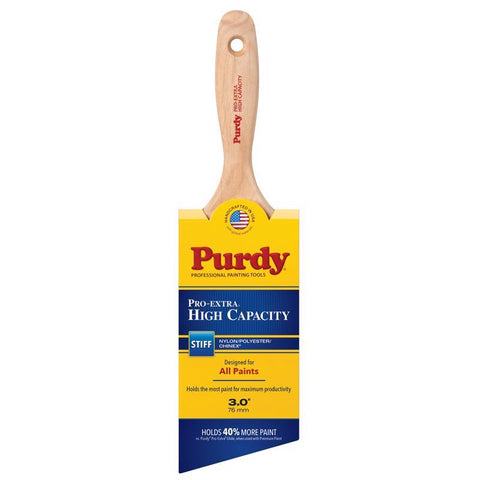 Purdy Pro-Extra High Capacity 3 in. Stiff Angle Paint Brush