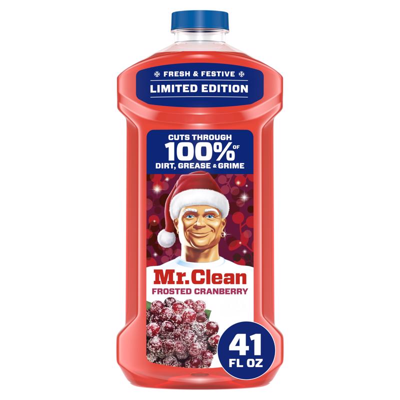 Mr. Clean Cranberry Scent All Purpose Cleaner Liquid 41 oz (Pack of 4)