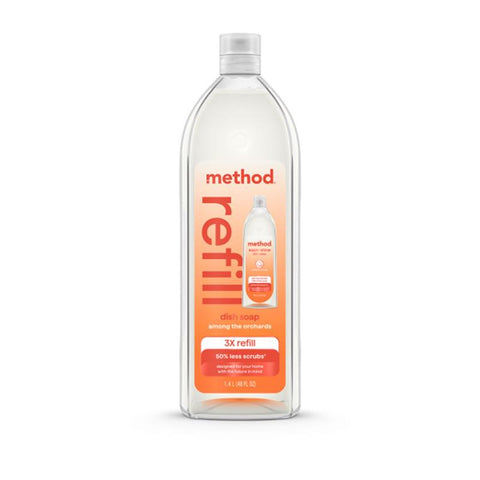 Method Super Shine Among the Orchards Scent Liquid Dish Soap Refill 48 oz 1 pk (Pack of 3)