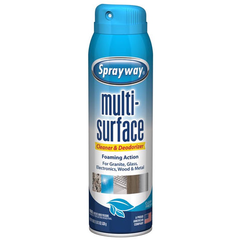 Sprayway Fresh Scent Multi-Surface Cleaner Aerosol 19 oz (Pack of 6)