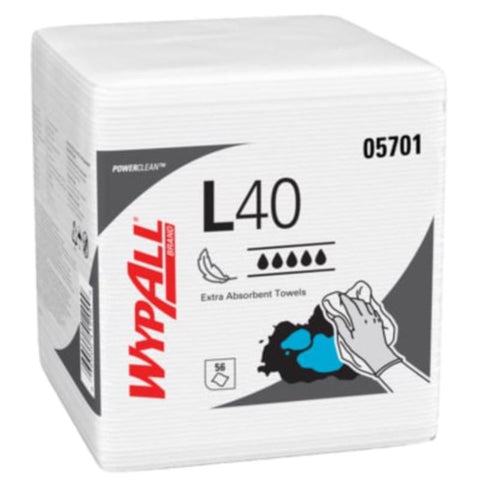 Wypall Cellulose Disposable Towels 12 in. W X 12.5 in. L 1008 sheet 56 pk (Pack of 18)