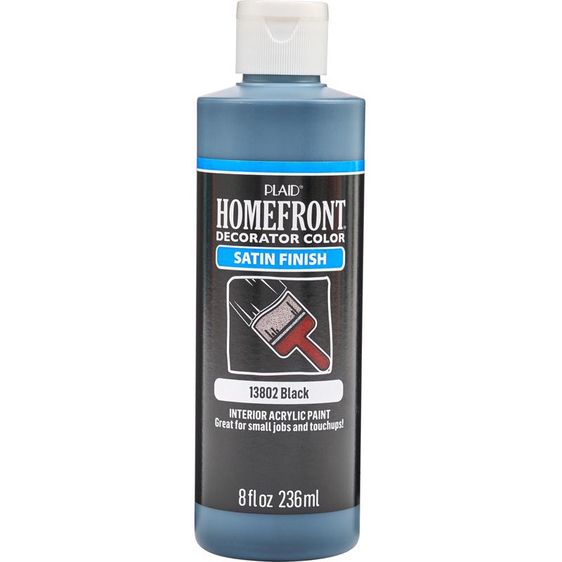 Homefront Black Craft Paint Interior 8 oz (Pack of 3)