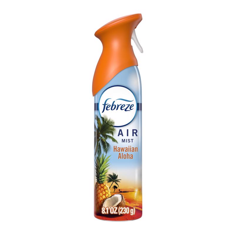 Febreze Hawaiin Aloha Scent Air Freshener Spray 8.1 oz Aerosol 1 pk (Pack of 6)