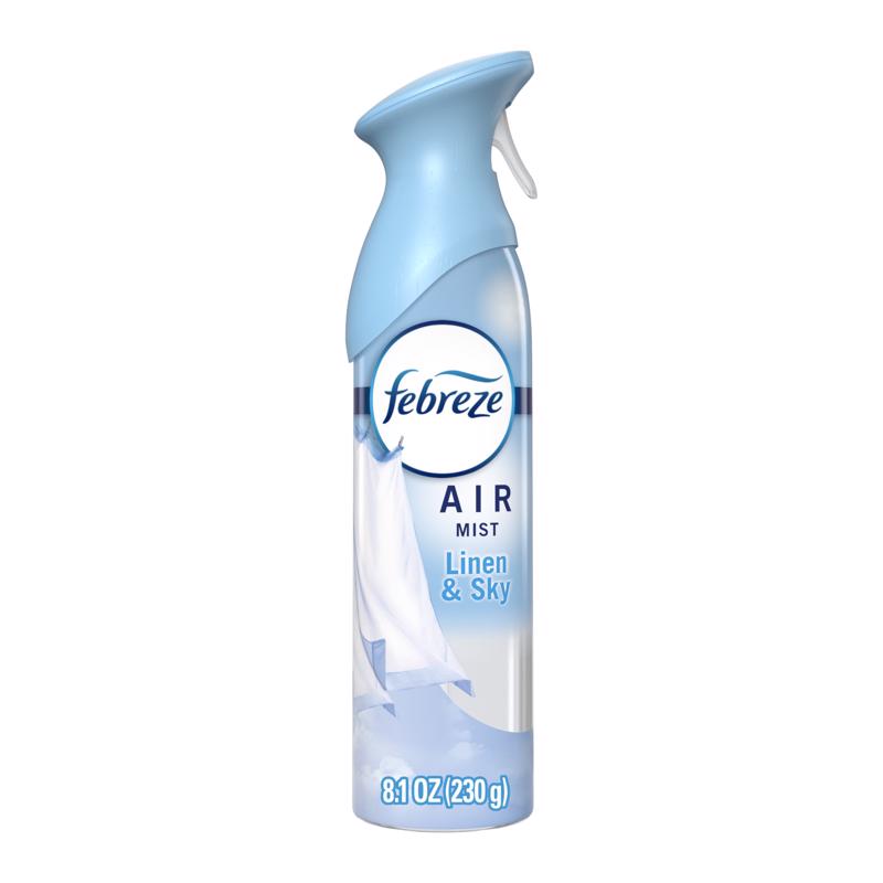 Febreze Linen and Sky Scent Air Freshener 8.1 oz Aerosol 1 pk (Pack of 6)