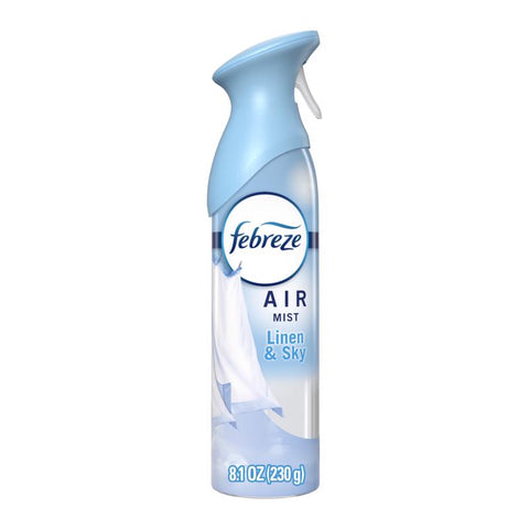 Febreze Linen and Sky Scent Air Freshener 8.1 oz Aerosol 1 pk (Pack of 6)