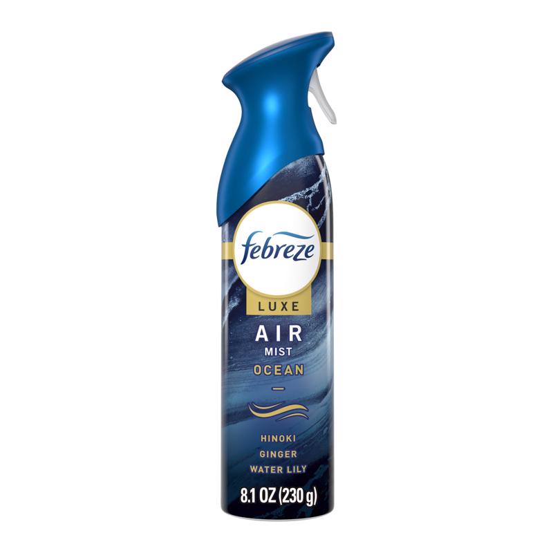 Febreze Ocean Scent Air Freshener 8.1 oz Aerosol 1 pk (Pack of 6)