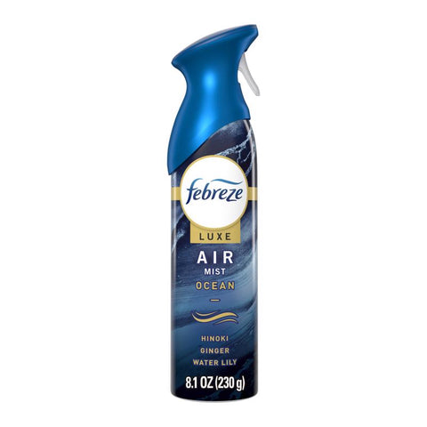 Febreze Ocean Scent Air Freshener 8.1 oz Aerosol 1 pk (Pack of 6)