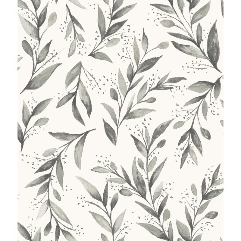 Magnolia Home by Joanna Gaines 20.5 in. W X 216 in. L Olive Branch Peel and Stick Wallpaper (Pack of 4)