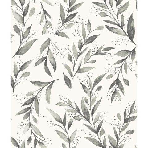 Magnolia Home by Joanna Gaines 20.5 in. W X 216 in. L Olive Branch Peel and Stick Wallpaper (Pack of 4)