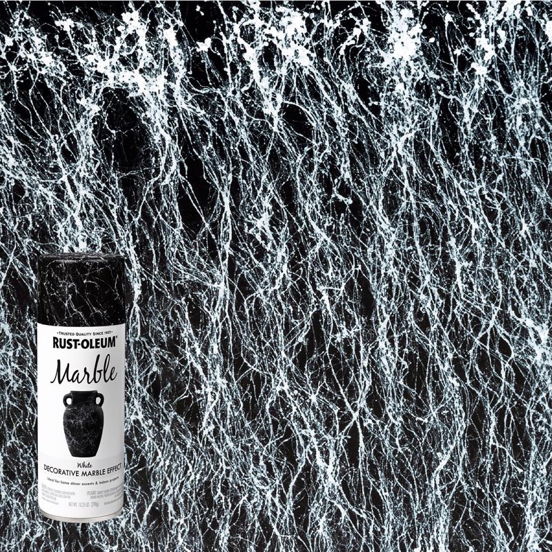 Rust-Oleum White Marble Spray Paint 10.25 oz (Pack of 4)