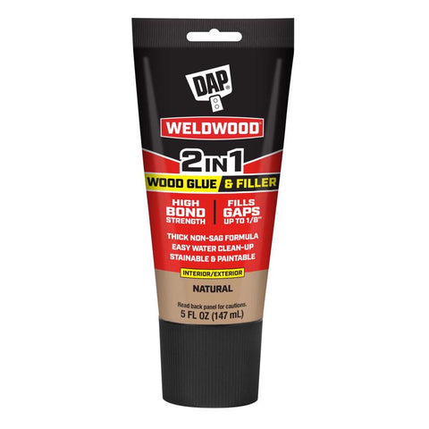 DAP Weldwood Cream Wood Glue and Filler 5 oz (Pack of 6)