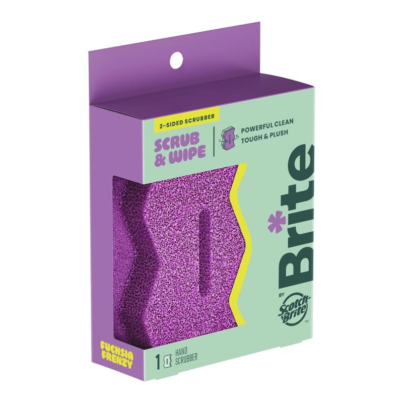 Scotch-Brite Medium Duty Scrubber Sponge For All Purpose 1 pk (Pack of 6)