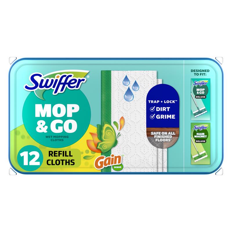 Swiffer Disposable Wet Cleaning Pads 12 pk (Pack of 6)