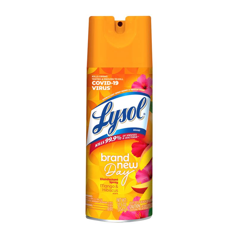 Desinfectante Lysol Brand New Day aroma a mango e hibisco 12.5 oz