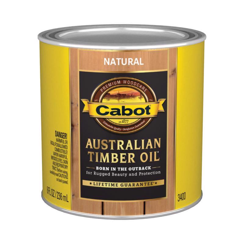 Cabot Transparent Natural Australian Timber Oil 8 fl. oz. (Pack of 4)