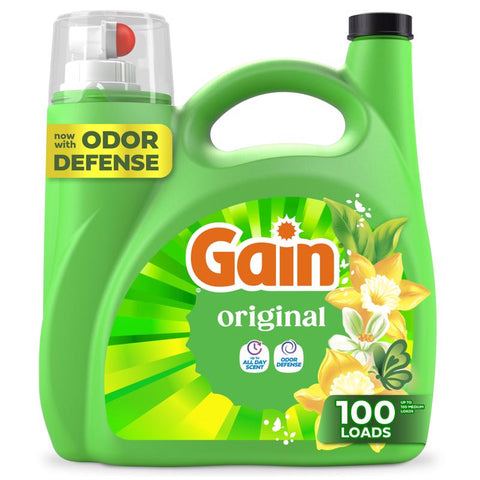 Gain Original Scent Detergent Liquid (Pack of 4)