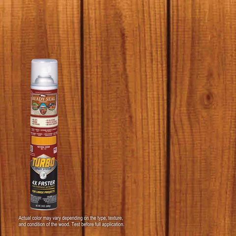 Ready Seal Turbo Spray System Natural Cedar Wood Stain 24 oz (Pack of 6)
