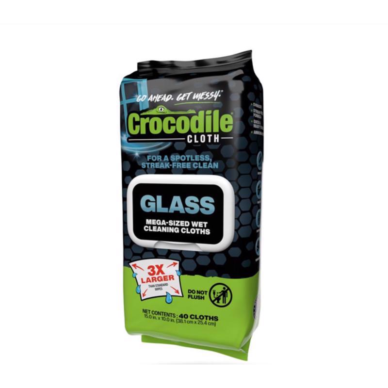 Crocodile Cloth Glass Cloth 10 in. W X 15 in. L 1 pk