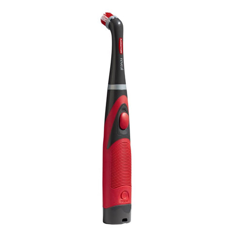 Dispositivo de fregado inalámbrico Rubbermaid de 0.75 pulg. de ancho, cerdas medianas, mango de plástico/goma de 4.5 pulg. (Paquete de 4)