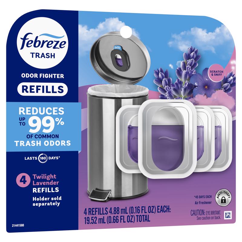 Ambientador Febreze con aroma a lavanda crepuscular, líquido de 0,66 oz, 1 unidad