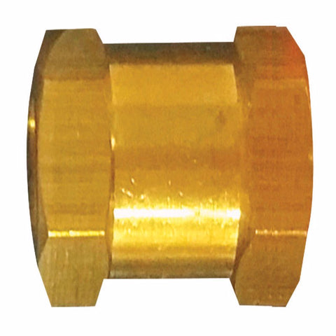 Tru-Flate Brass/Steel Hex Coupling 1/4 in. Female 1 pc (Pack of 5)