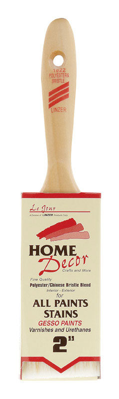 Linzer Home Decor 2 in. Flat Paint Brush (Pack of 12)