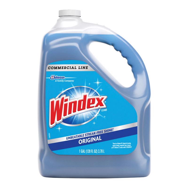 Windex Commercial Line No Scent Glass and Surface Cleaner 1 gal Liquid (Pack of 4)