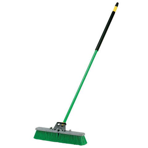 Quickie Bulldozer Polypropylene 18 in. Multi-Surface Push Broom (Pack of 4)