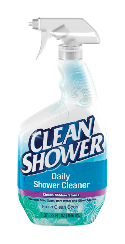 Clean Shower Fresh Clean Scent Daily Shower Cleaner 32 oz Liquid (Pack of 8)