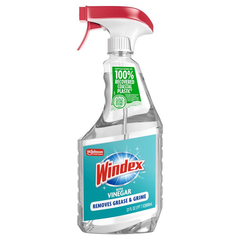 Windex Fresh Clean Scent All Purpose Cleaner With Vinegar Liquid 23 oz (Pack of 8)