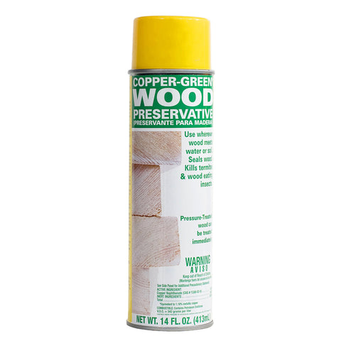 Copper Green Flat Green Solid Oil-Based Wood Preservative 14 oz (Pack of 12)
