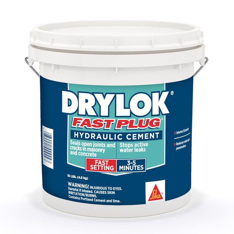 Drylok Fast Plug Hydraulic & Anchoring Cement 10 lb Gray (Pack of 2)
