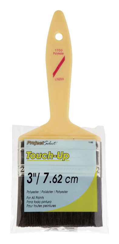 Linzer Project Select 3 in. Flat Touch-Up Paint Brush (Pack of 12)