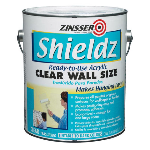 Zinsser Shieldz Clear Wall Size Clear Primer 1 gal (Pack of 4)
