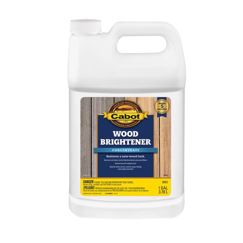 Cabot Wood Brightener Liquid 1 gal (Pack of 4)