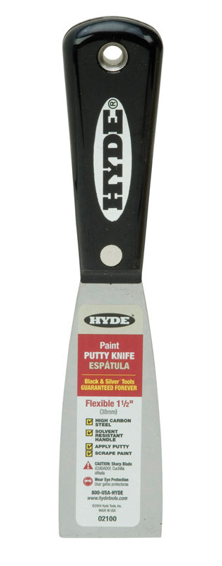 Hyde 1.5 in. W High-Carbon Steel Flexible Putty Knife (Pack of 5)